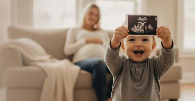 Second Baby Announcement Ideas Starring the Big Sibling