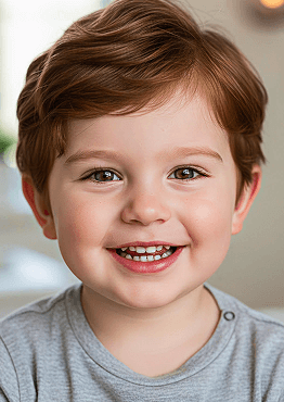 AI-generated future baby preview created from parents' photos