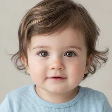 AI-generated baby photo from the two parent photos above